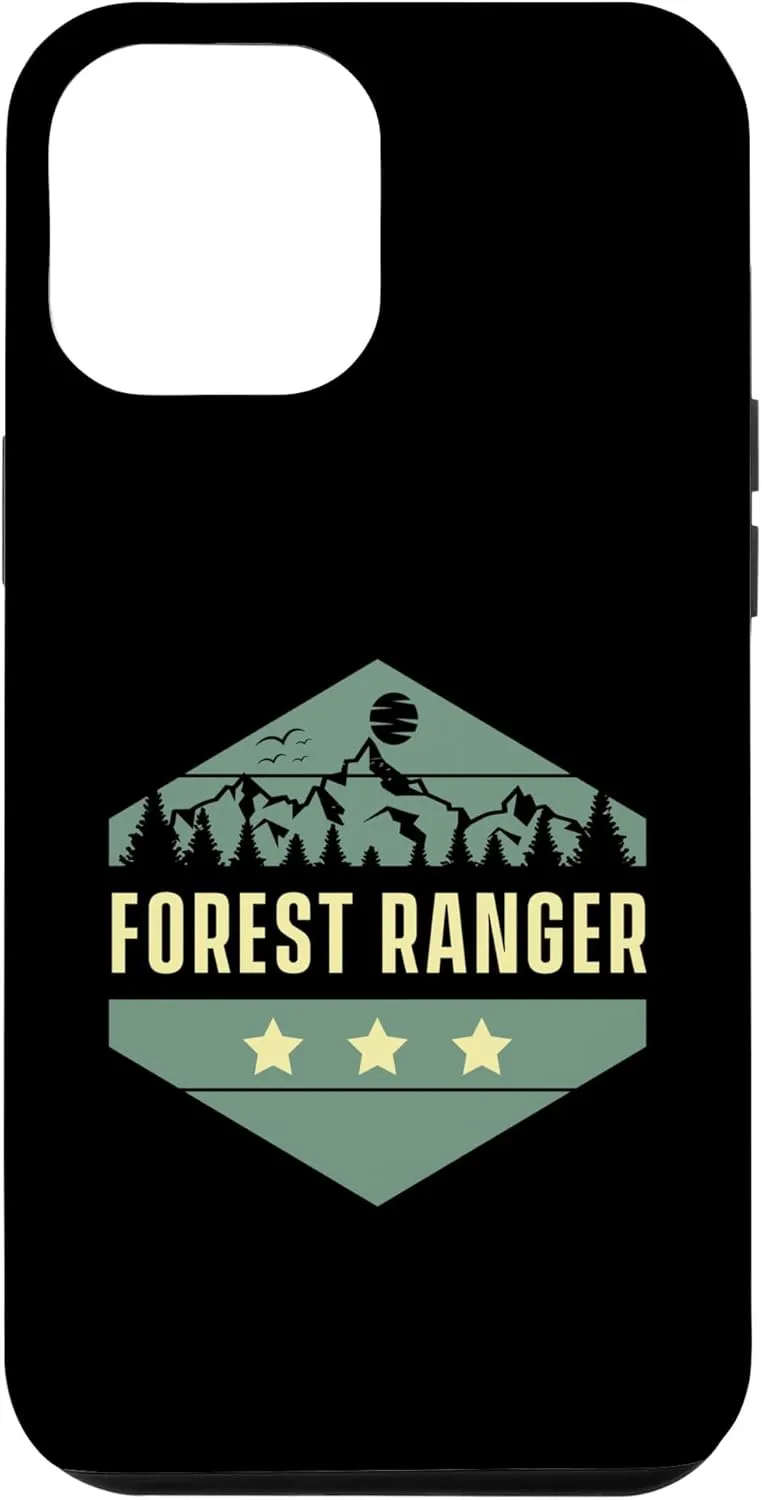 iPhone 14 Plus Forest Ranger Forester Mountains Nature Trees Deer Trekking Case