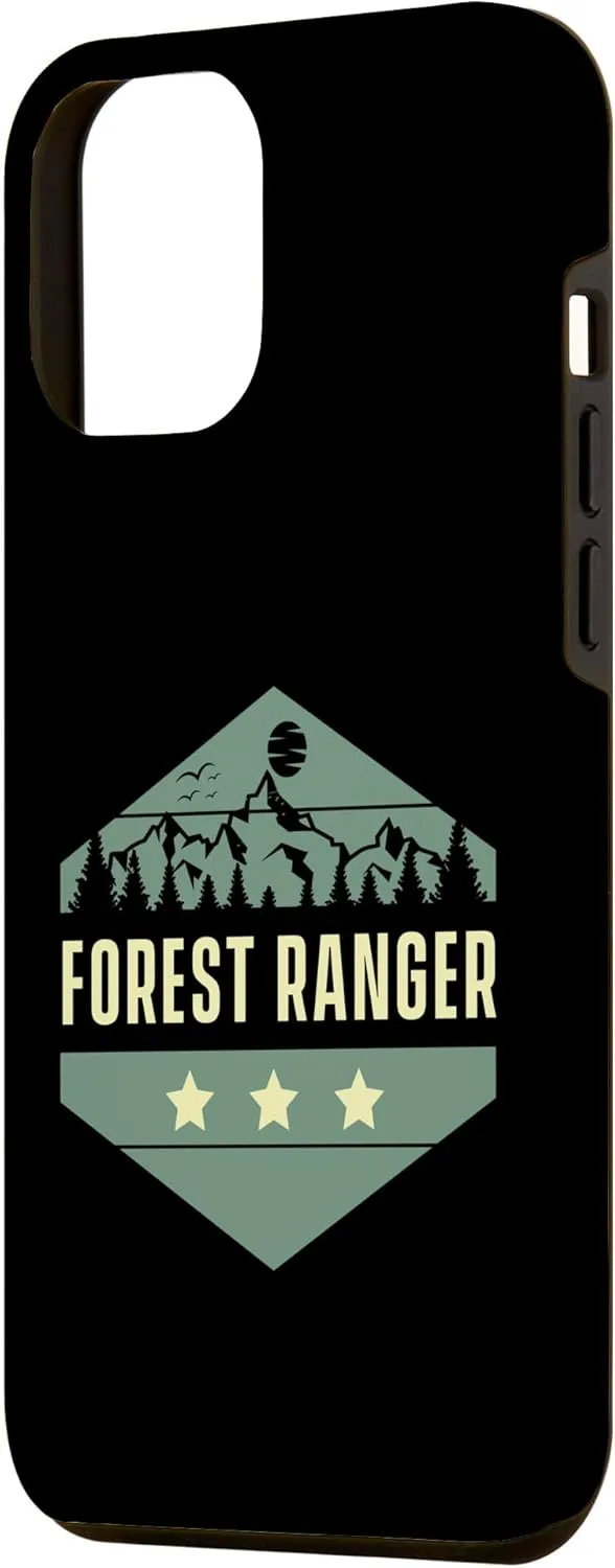 iPhone 14 Plus Forest Ranger Forester Mountains Nature Trees Deer Trekking Case