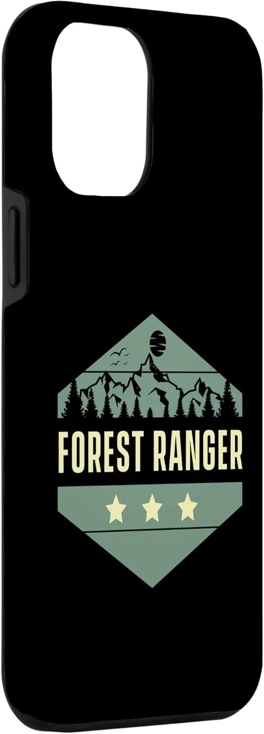 iPhone 14 Plus Forest Ranger Forester Mountains Nature Trees Deer Trekking Case