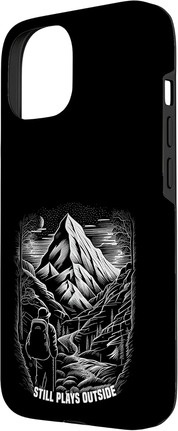 iPhone 15 Hiking Mountain Climbing Wilderness Forest Trail Adventure Case