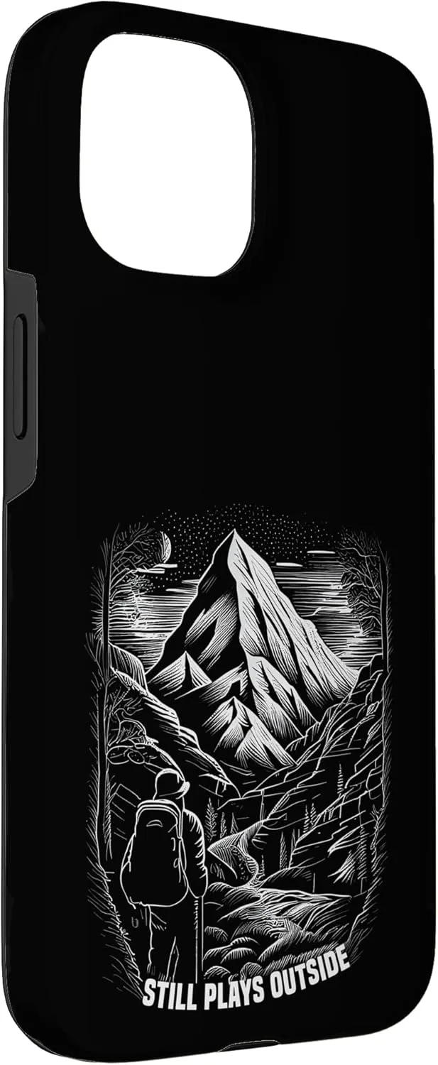 iPhone 15 Hiking Mountain Climbing Wilderness Forest Trail Adventure Case