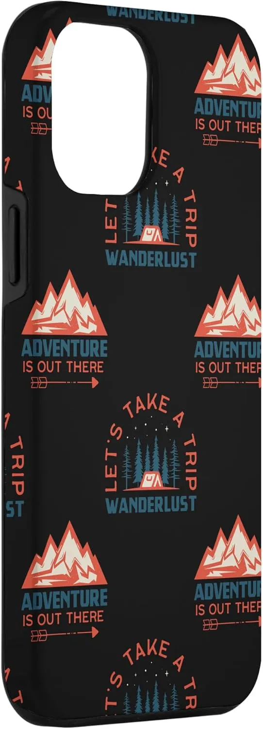 iPhone 15 Plus Adventure Wanderlust Trip Nature Outdoor Trekking Hike Gift Case