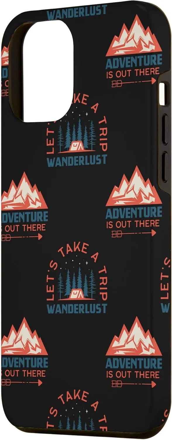 iPhone 15 Plus Adventure Wanderlust Trip Nature Outdoor Trekking Hike Gift Case