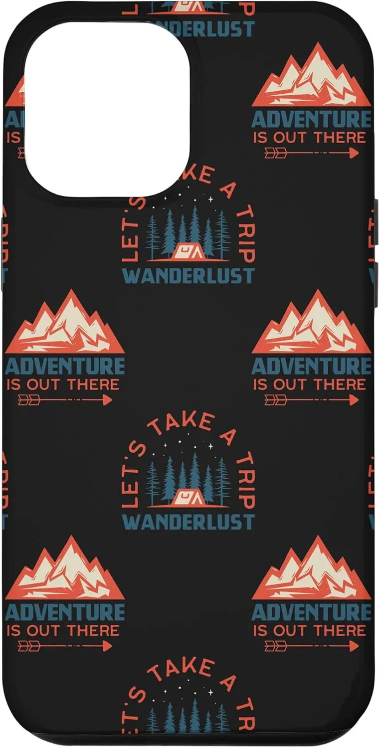 iPhone 15 Plus Adventure Wanderlust Trip Nature Outdoor Trekking Hike Gift Case