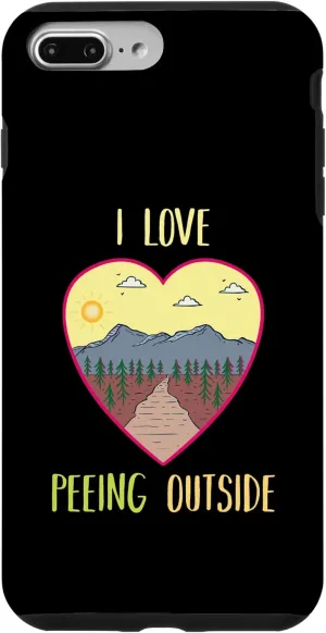 iPhone 7 Plus/8 Plus Camping Outdoors Camp Lakeside Funny Backpacker Quote Hiking Case