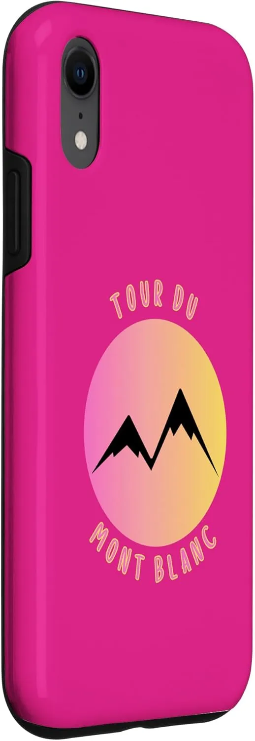 iPhone XR Tour du Mont Blanc Alps Mountaineering Long Distance Hiking Trail Case
