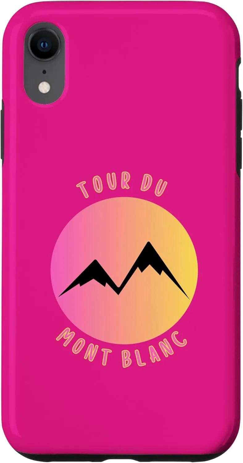 iPhone XR Tour du Mont Blanc Alps Mountaineering Long Distance Hiking Trail Case