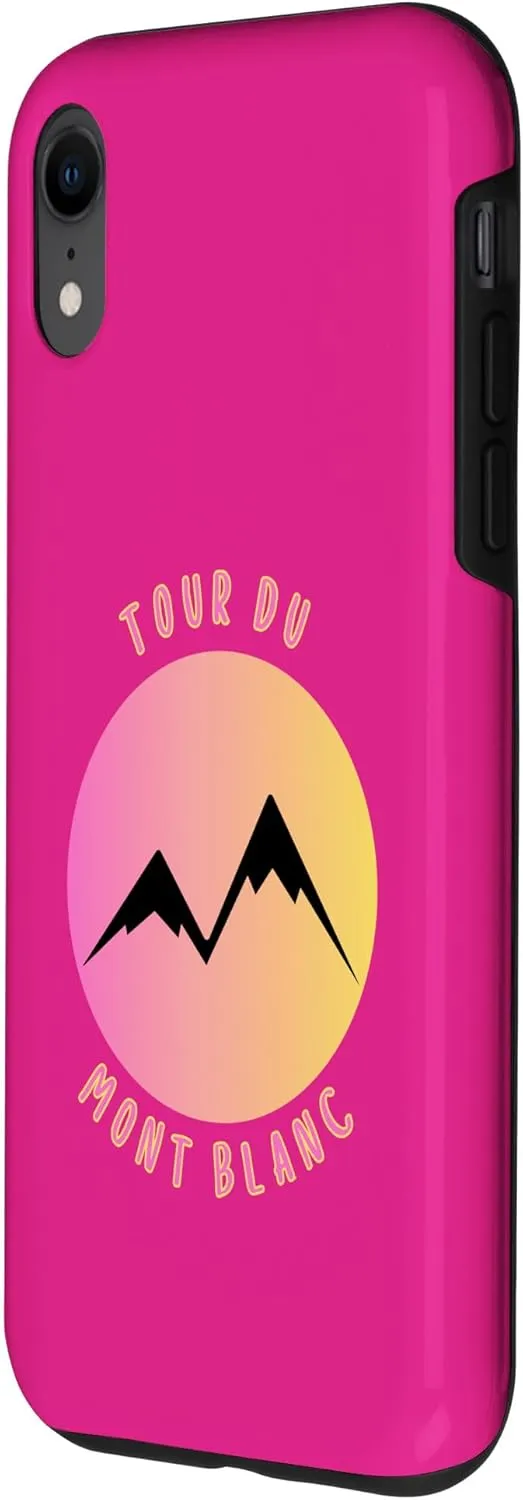 iPhone XR Tour du Mont Blanc Alps Mountaineering Long Distance Hiking Trail Case
