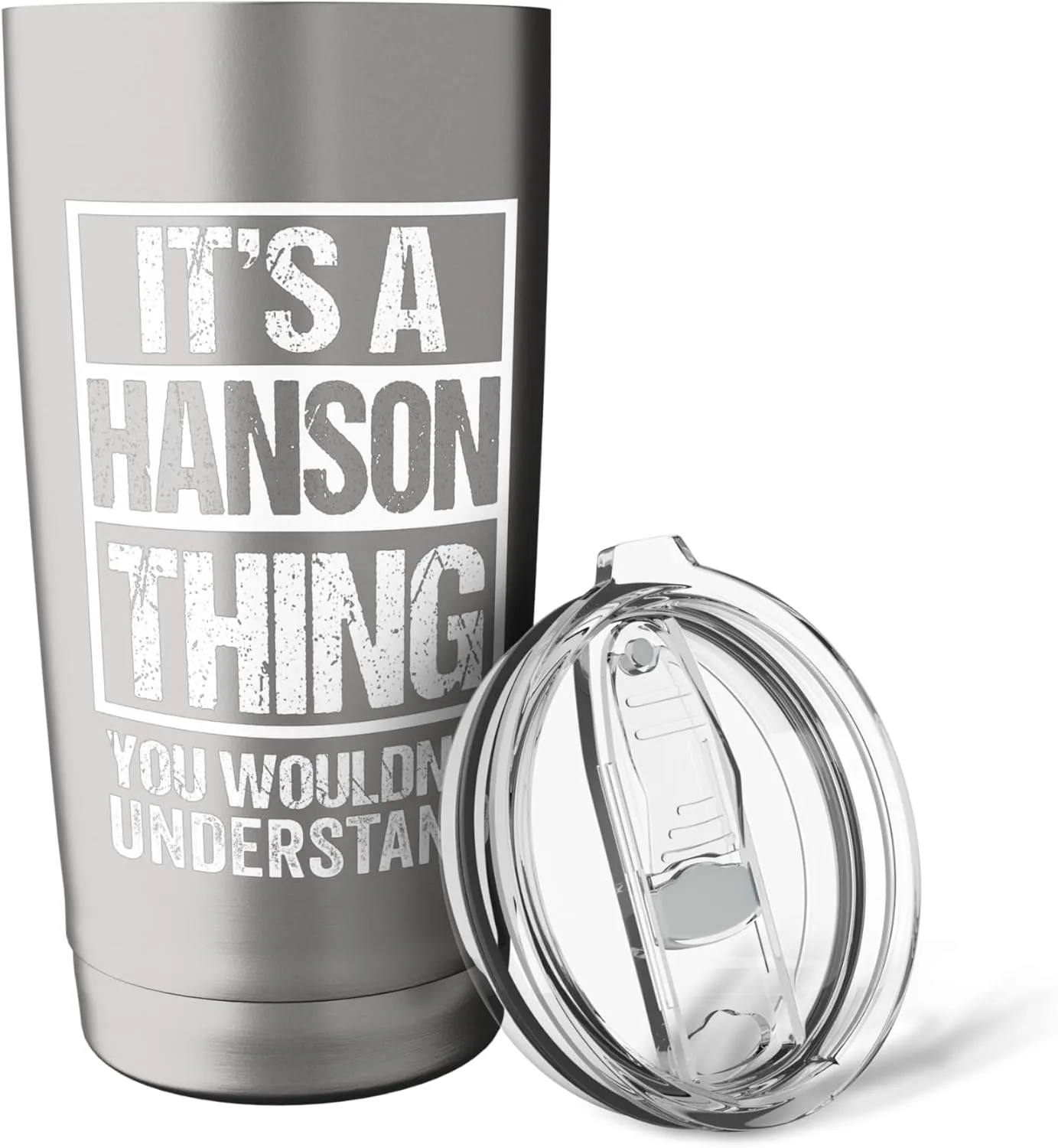 It's A Hanson Thing You Wouldn't Understand Surname Name Stainless Steel Insulated Tumbler