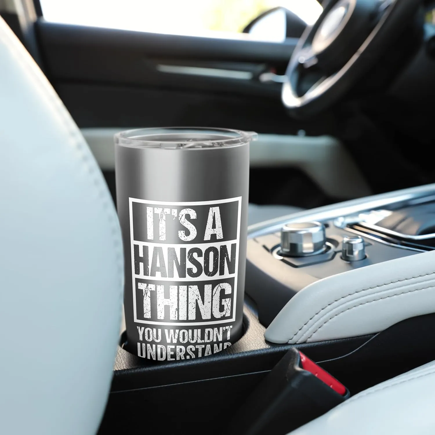 It's A Hanson Thing You Wouldn't Understand Surname Name Stainless Steel Insulated Tumbler