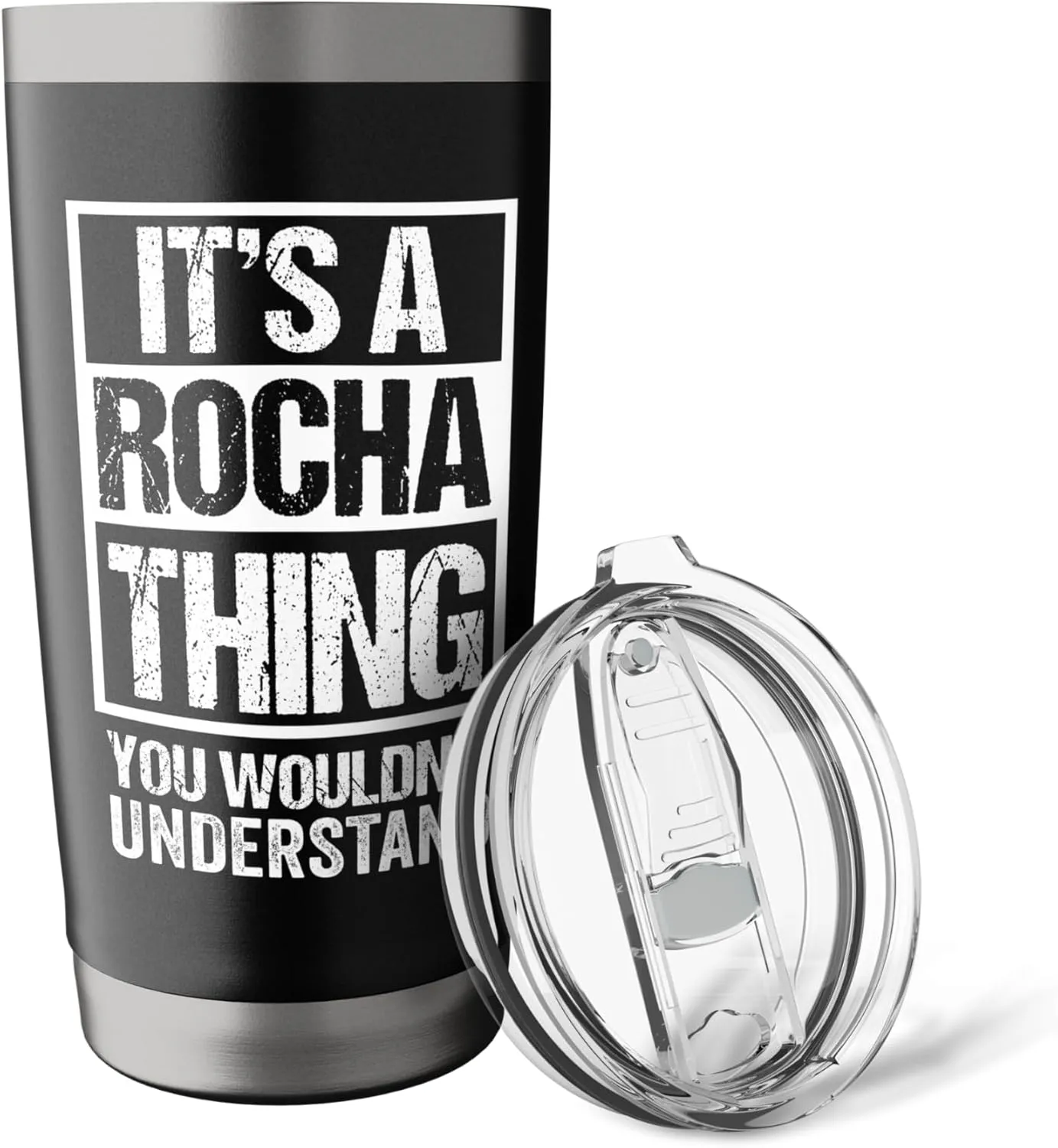 It's A Rocha Thing You Wouldn't Understand Surname Name Stainless Steel Insulated Tumbler