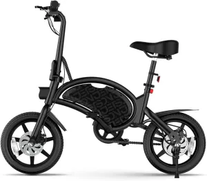 Jetson Bolt Folding Electric Ride-On Bike, Easy-Folding, Built-in Carrying Handle, Twist Throttle, Up to 15.5 MPH, Ages 13 