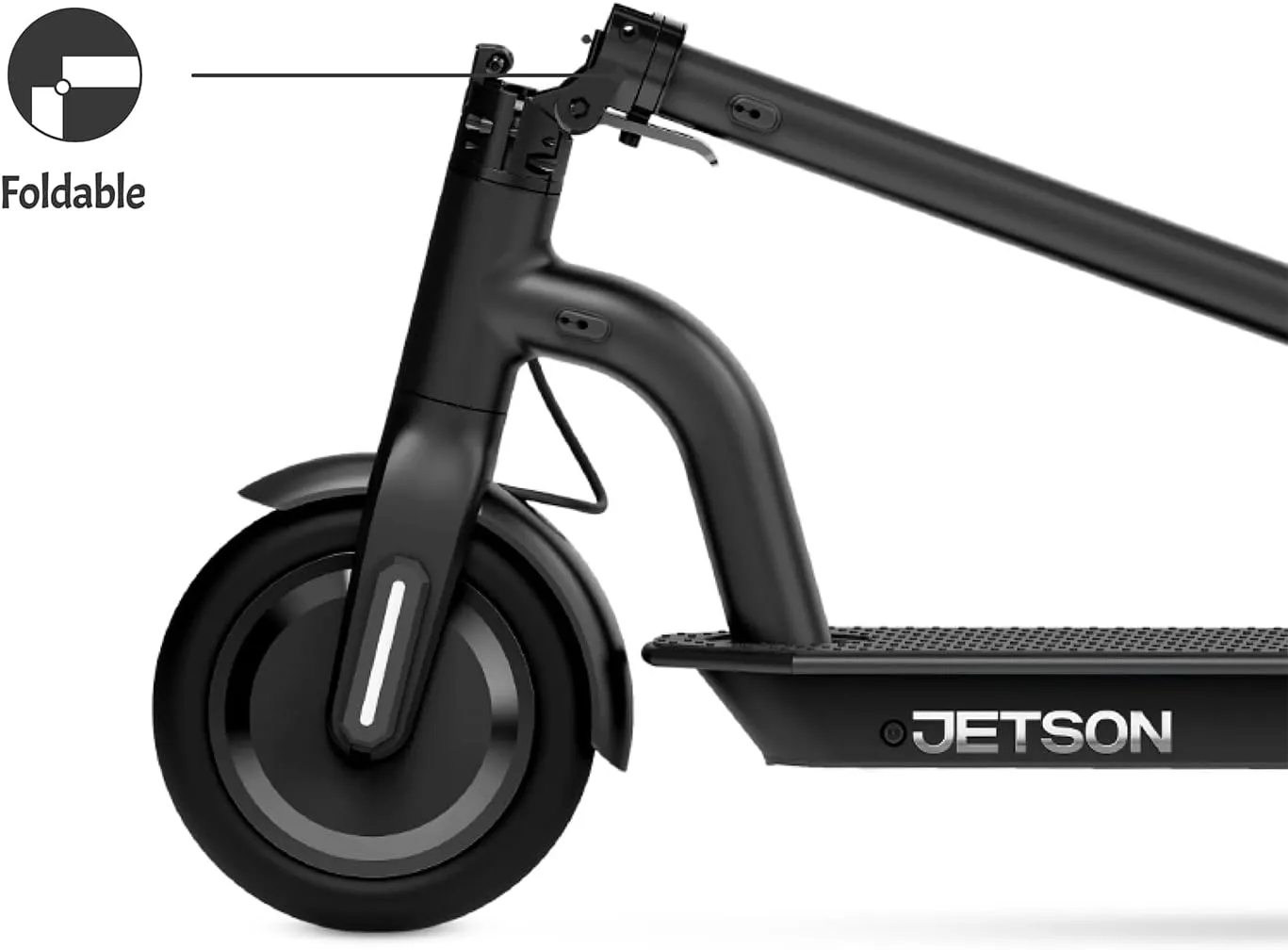 Jetson Eris Folding Adult Electric Scooter - with Phone Holder and LCD Display