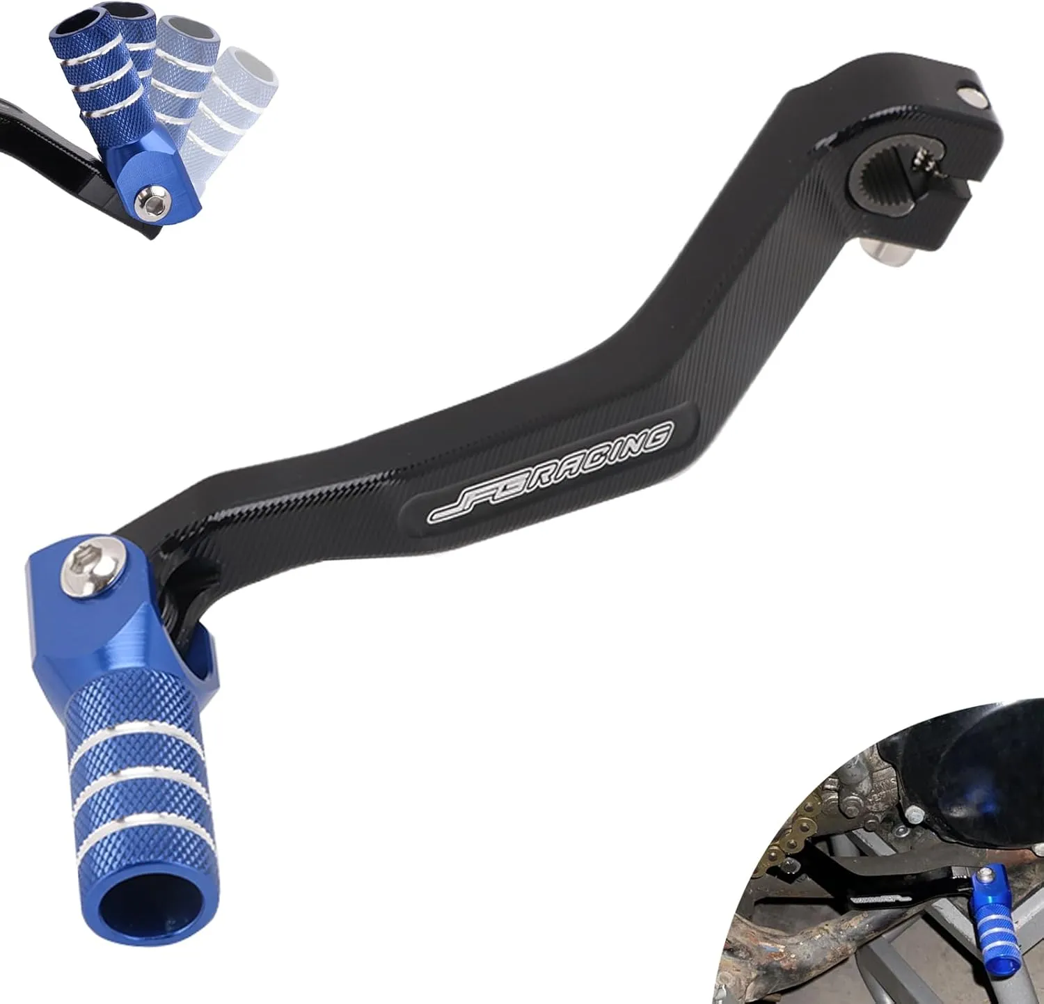 JFG RACING Dirt Bike Shifter,Folding Motorcycle Gear Shift Lever CNC YZ85 2002-2024/YZ65 2018-2024/YZ125 YZ250 05-24/YZ125X 17-23/YZ250X 16-23/YZ125G YZ250G 2016-Blue