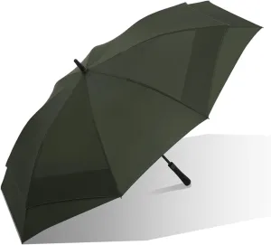 JITEM Oversized Double Canopy Golf Umbrella Vented Windproof Stick Umbrella 52 Inch Auto Open Outdoor Family Umbrella for Rain or Sun