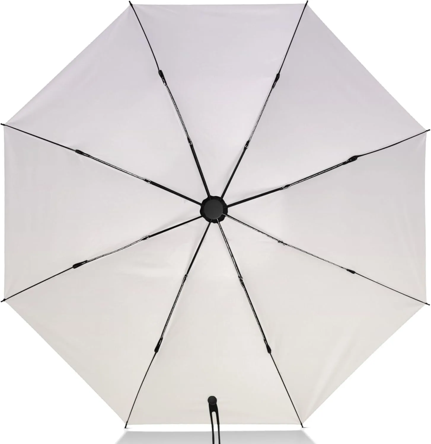 Joisal Violet Slate Blue Gradient Travel Umbrella Windproof Travel Black Uv Protection Umbrella Portable Umbrella Automatic Open and Close for Rain and Sun