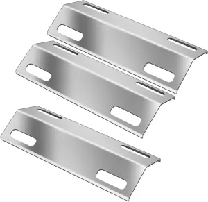 Kalomo 15 3/8" Grill Heat Plates Heat Shield Burner Cover for 3 Burner Ducane Affinity 3000 Series, 3100, 4100, 3200, 4200, 4400, 3073101, Stainless Steel BBQ Gas Grill Replacement Parts Kit