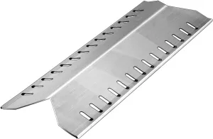 Kalomo 19 9/16” Stainless Steel Grill Heat Plates Heat Shield Tent Burner Cover BBQ Gas Grill Replacement Parts for Huntington 6301-24, 30040HNT, Broil-Mate 24025BMT, Fiesta, Master Forge 30030MSF