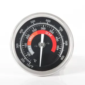 KAMaster Upgrade Replacement Thermometer for Green Egg Grill(All BGE Sizes),150-900°F 3.3" Large Face Stainless Steel Grill Temperature Cooking Thermometer for Kamado Accessories Waterproof