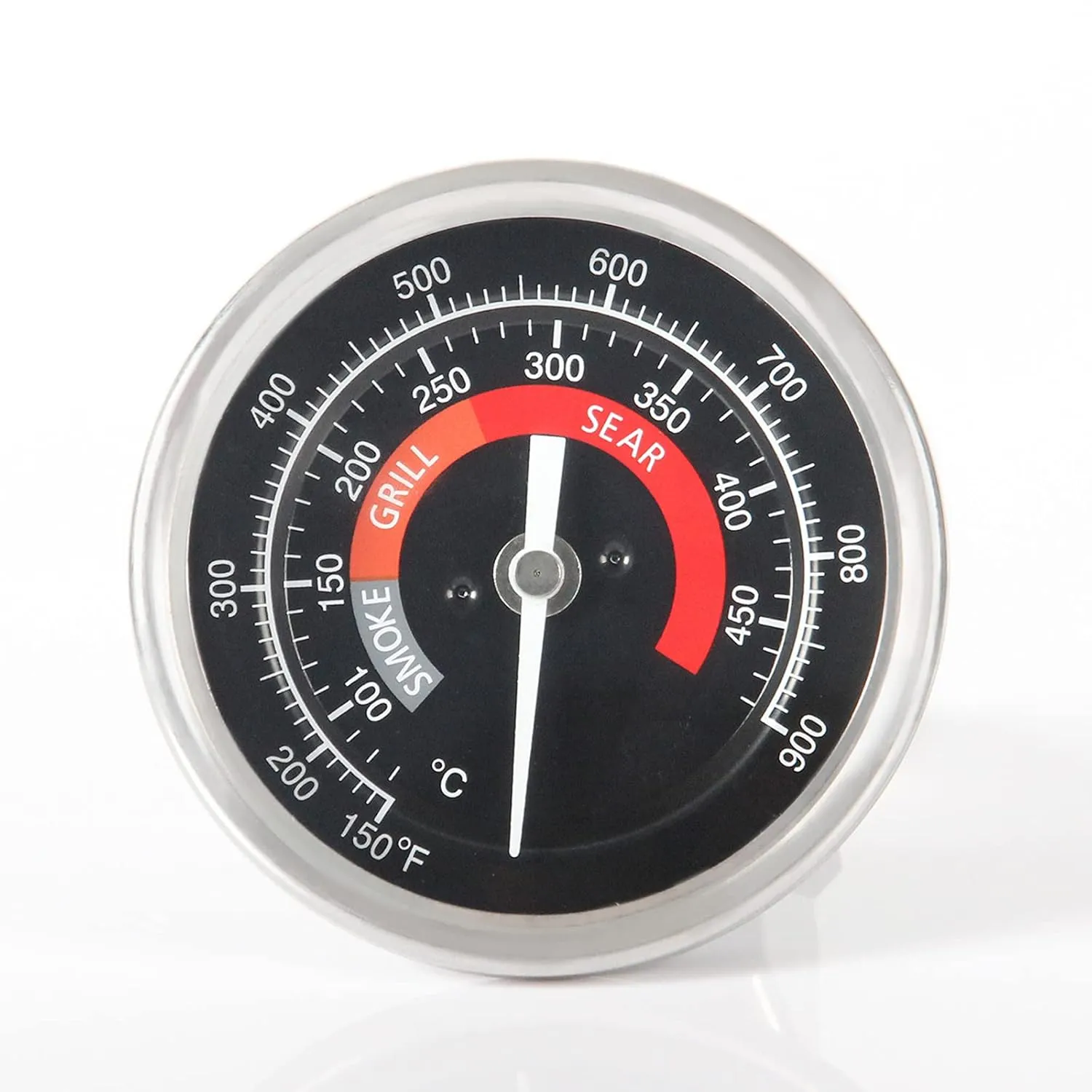 KAMaster Upgrade Replacement Thermometer for Green Egg Grill(All BGE Sizes),150-900°F 3.3" Large Face Stainless Steel Grill Temperature Cooking Thermometer for Kamado Accessories Waterproof