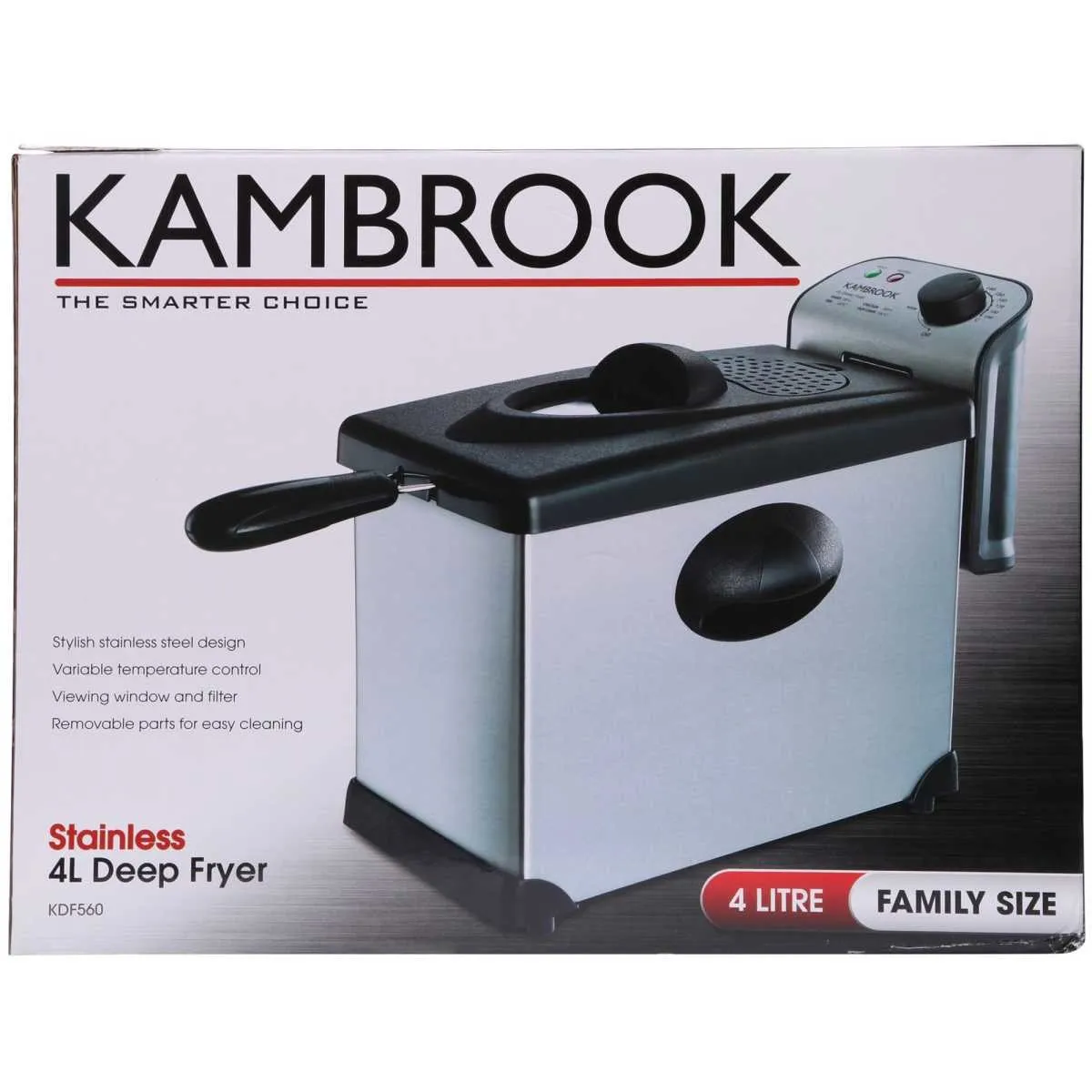 Kambrook 4L Stainless Steel Deep Fryer