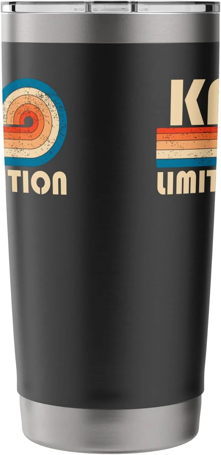 KAO Surname Retro Vintage 80s 90s Birthday Reunion Stainless Steel Insulated Tumbler