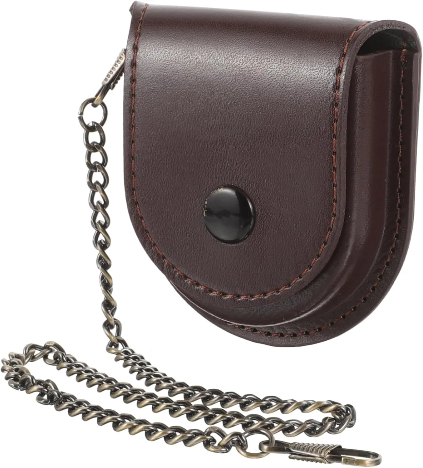 KESYOO 4pcs Pocket Watch Leather Case Display Cabinet Watch Winder Automatic Watch To My Son Pocket Watch Pocket Watch Case Portable Watch Cases Silver Watches for Women Bag Kit Coffee Pu