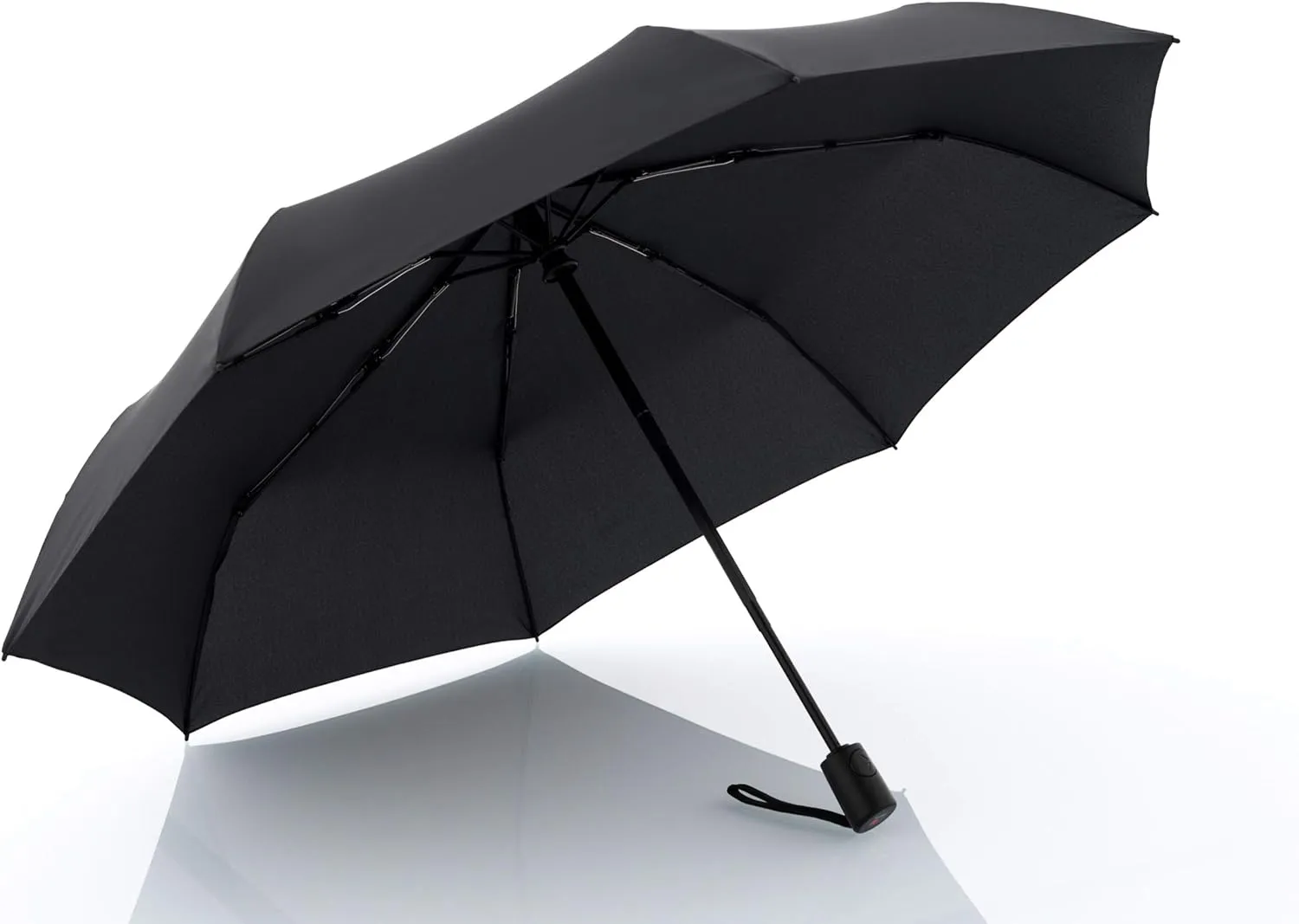 Knirps A.200 Medium Duomatic Windproof Umbrella for Adults – Automatic Open Close 38.5" Canopy, Travel Case Included