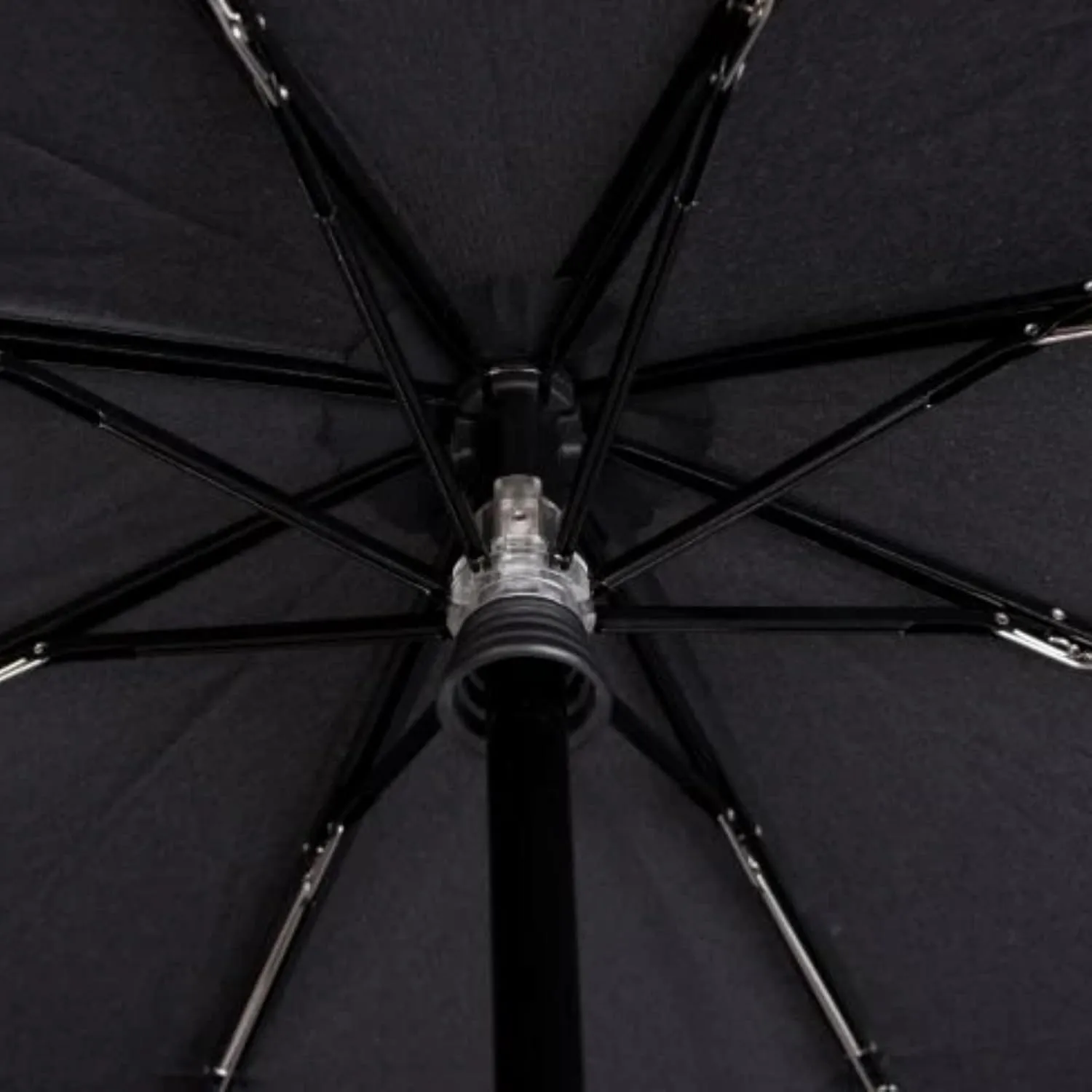 Knirps T.200 Medium Duomatic Automatic Open Close Rain Umbrella for Adults - Portable Weather Protection - Compact, Fits in Backpack or Purse, Retractable with Carrying Case, Navy, 97cm Diameter