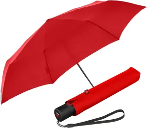 Knirps U.200 Ultra Light Duomatic Automatic Open Rain Umbrella - Compact Windproof Travel Umbrella for Adults - 97cm Diameter Retractable With Carrying Case