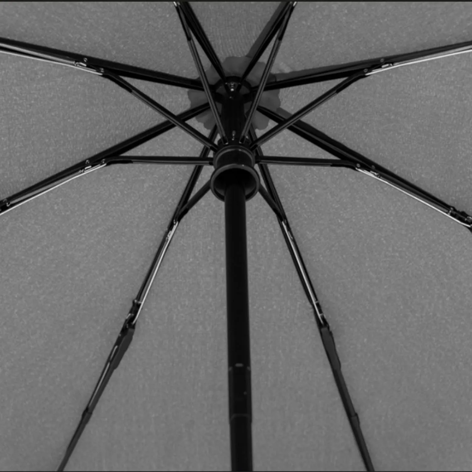 Knirps U.200 Ultra Light Duomatic Automatic Open Rain Umbrella - Compact Windproof Travel Umbrella for Adults - 97cm Diameter Retractable With Carrying Case