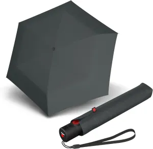 Knirps U.200 Ultra Light Duomatic Automatic Open Rain Umbrella - Compact Windproof Travel Umbrella for Adults - 97cm Diameter Retractable With Carrying Case