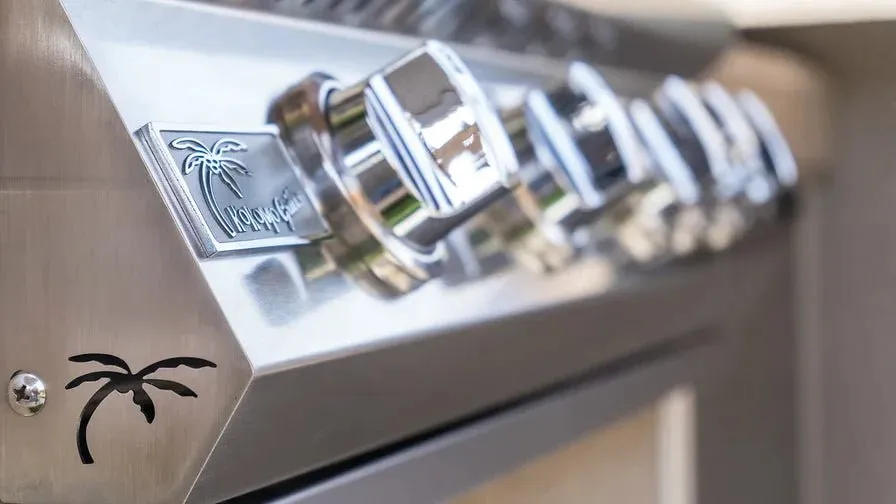 KoKoMo Grills 40" KO-BAK Series 5 Burner Built In BBQ Gas Grill with Infrared Back Burner - KO-BAK5BG