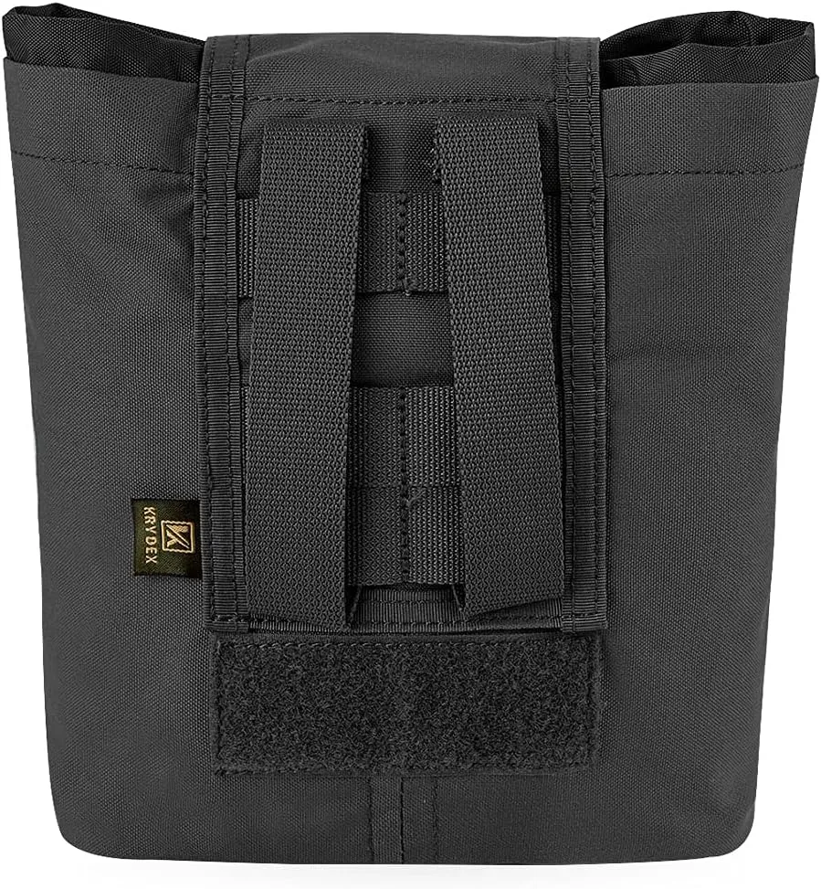 KRYDEX Molle Dump Pouch Roll-Up Drawstring Magazine Utility Pouch Folding Dump Bag