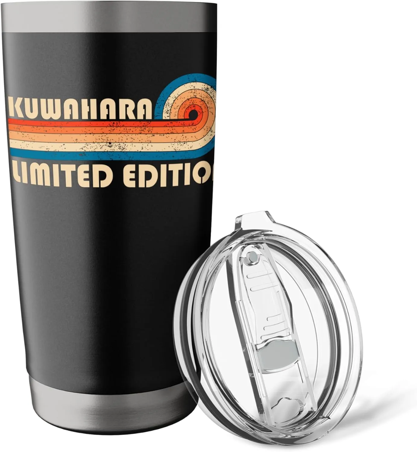 KUWAHARA Surname Retro Vintage 80s 90s Birthday Reunion Stainless Steel Insulated Tumbler
