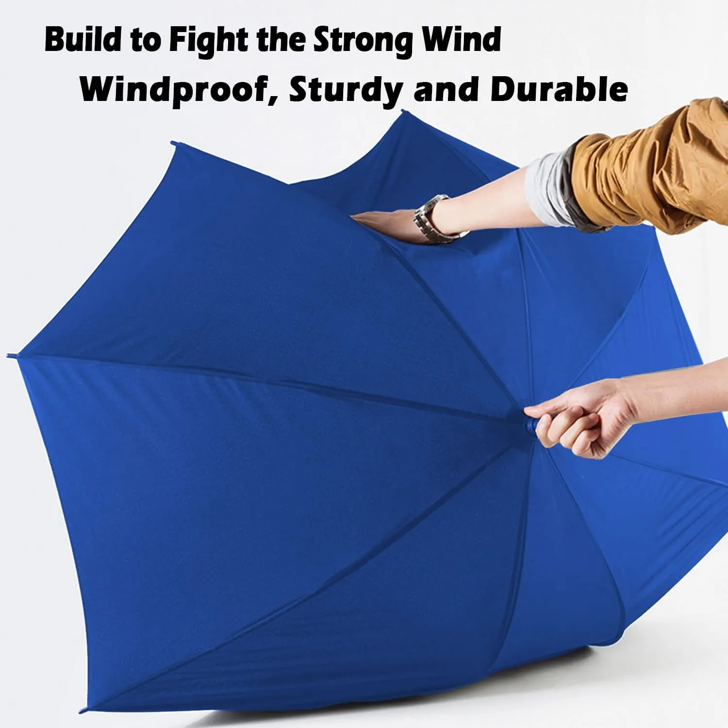 LANBRELLA Golf Umbrell 72/80 Inch Extra Large Oversize Windproof Stick Umbrella