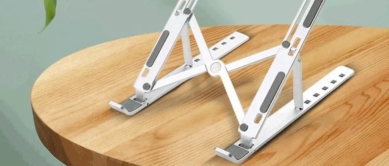 Laptop bracket folding
