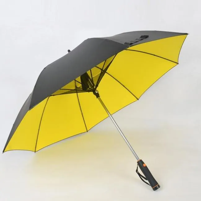 Large Fan Umbrella UPF50  UV Blocking Parasol