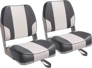 Leader Accessories A Pair of New Low Back Folding Boat Seats(2 seats)