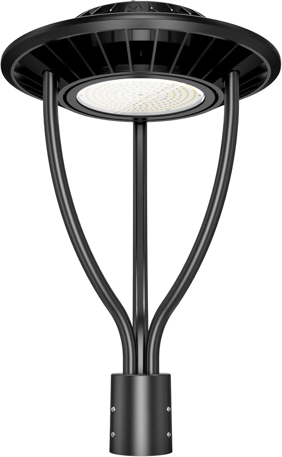 LED Post Top Light ETL DLC Listed 150W 120W 90W Adjustable Outdoor Pole Lights with Photocell IP65 Waterproof Post LED Fixture 5000K for Garden Yard Street