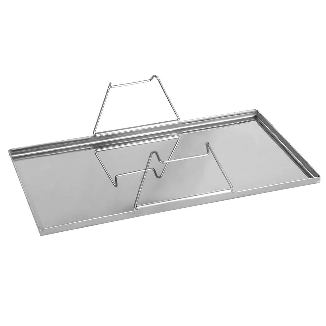 Levede Portable Folding BBQ Charcoal Grill Silver