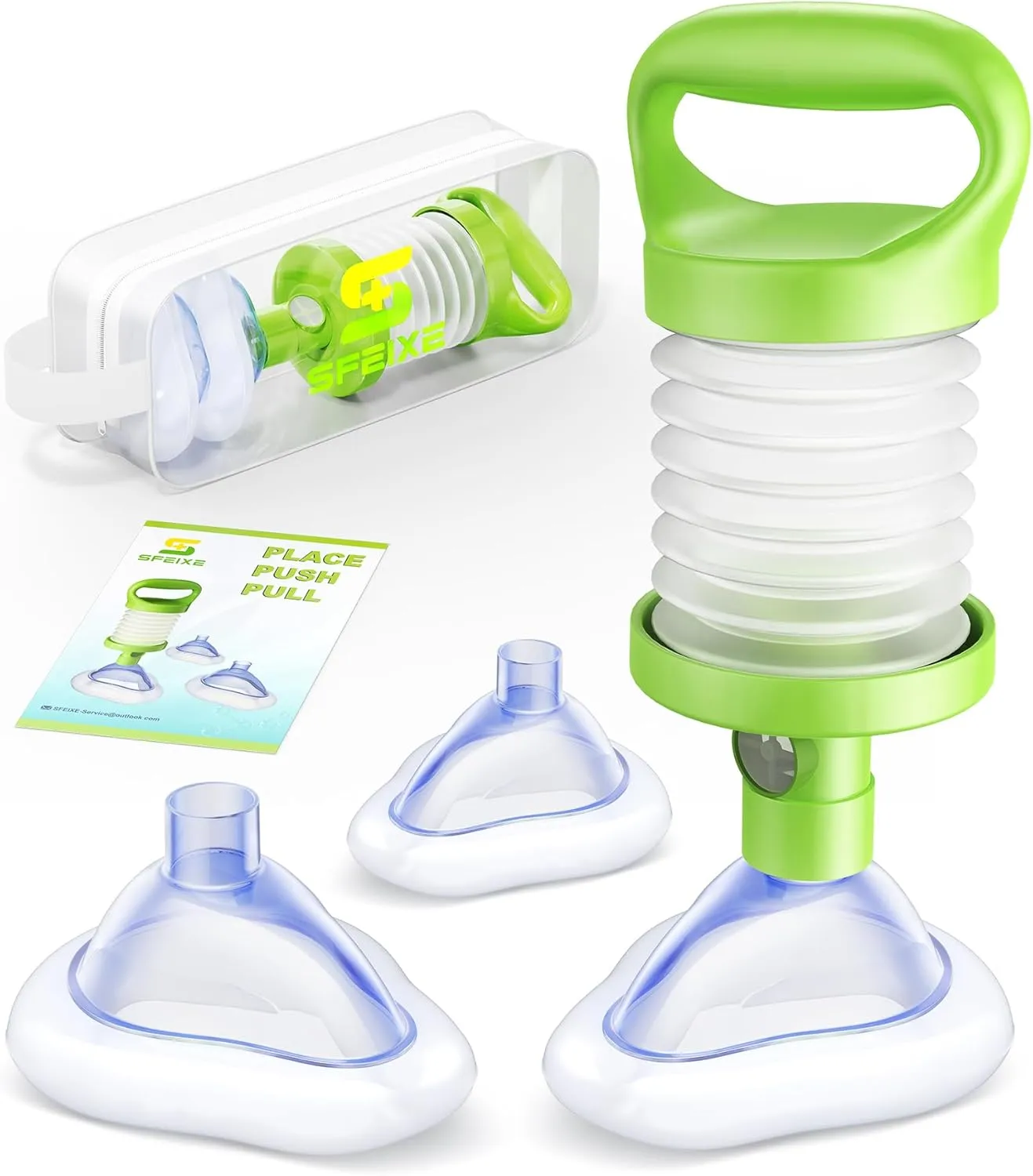 Life-Saving Choking Rescue Device, FSA/HSA Eligible Anti Choking Device, Portable Airway Suction for Adults, Kids, Seniors, Infants, Home Car Travel Emergency