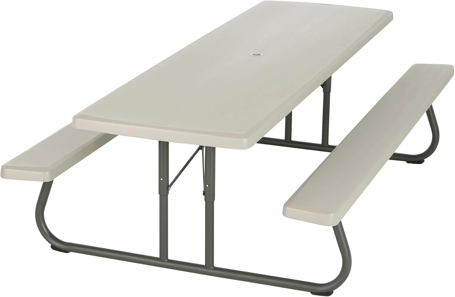 Lifetime 80123 Folding Picnic Table and Benches, 8'