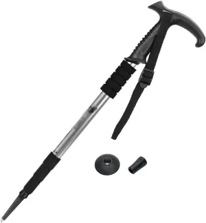 Lightweight Aluminium Alloy Walking Trekking Poles - Anti-Shock And Quick Lock System, Telescopic, Ultralight For Hiking, Camping, Mountaining, Backpacking, Walking, Trekking ( Color : Silver )
