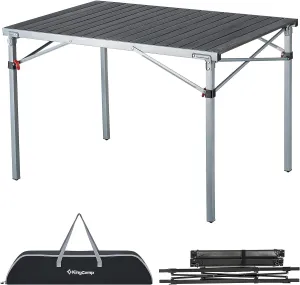 Lightweight Aluminum Folding Camping Table for 4-6 People