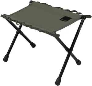 Lightweight Folding Stool Portable Aluminum Chair For Outdoor Camping And Other Activities With Storage Bag(Green)