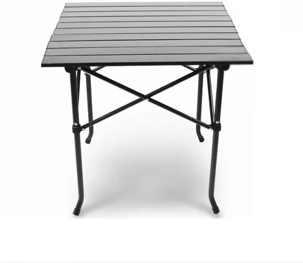Lightweight Portable Camping Folding Table, Compact Roll Up Collapsible Tables with Carrying Bag for Outdoor Beach