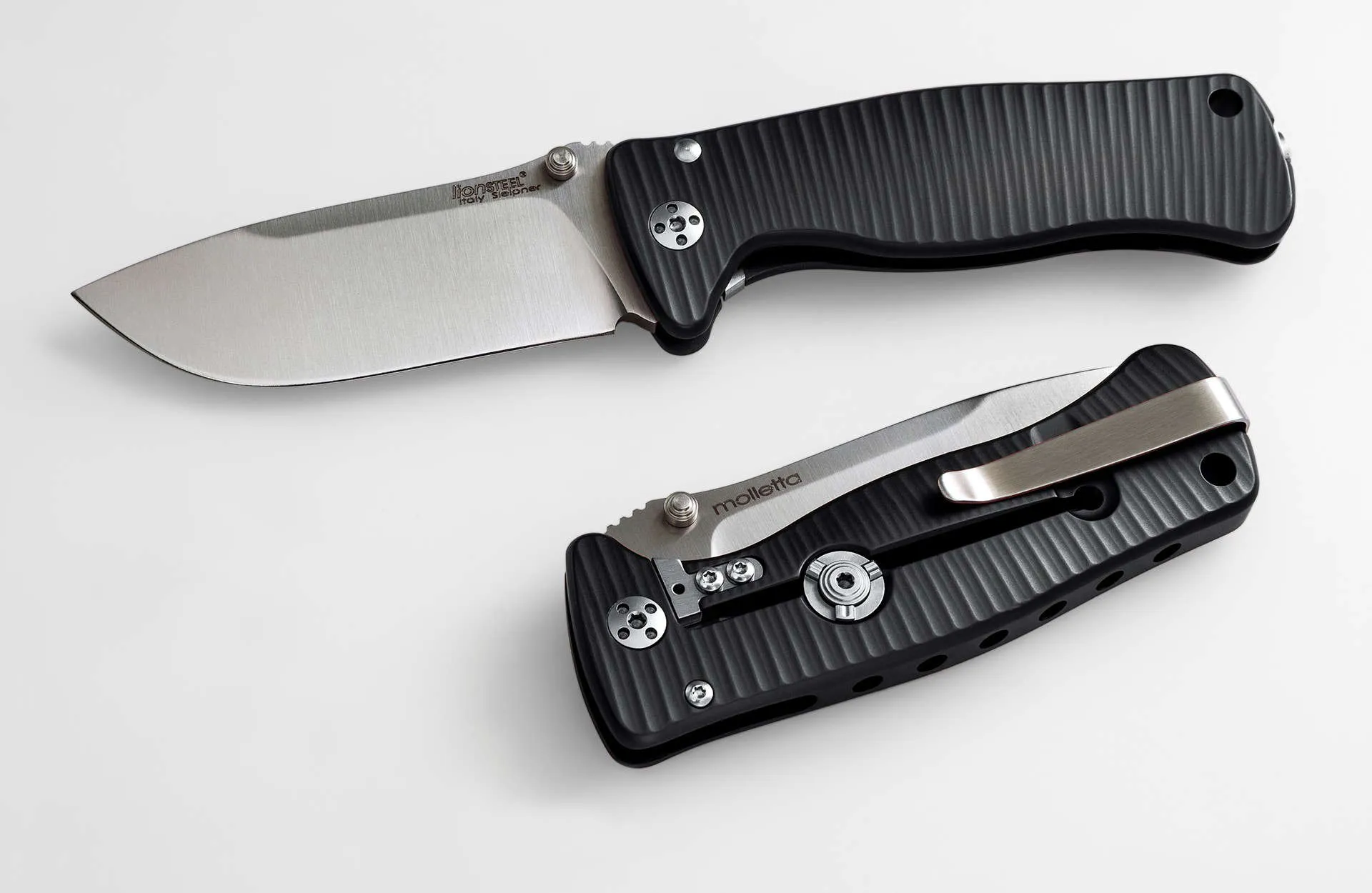 LIONSTEEL SR2 ALUMINUM BLACK
