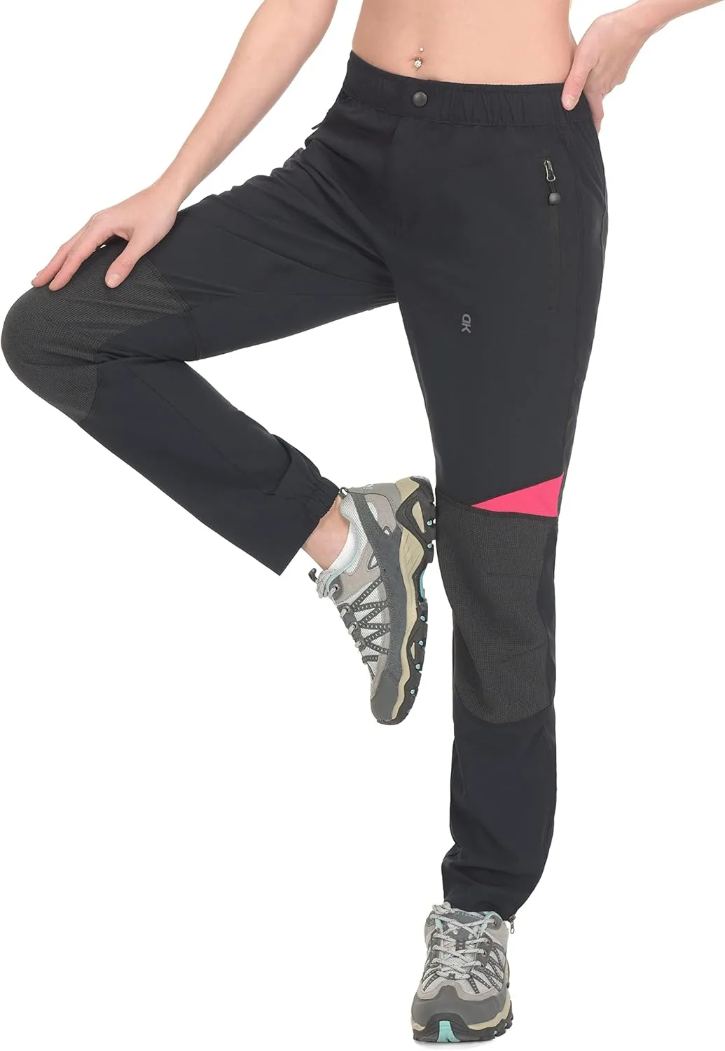 Little Donkey Andy Women's Lightweight Quick Dry Hiking Pants Reinforced Knees UPF 50 for Mountain Climbing Camping