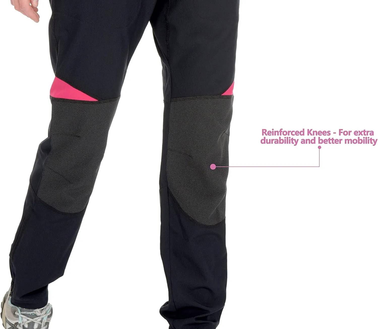 Little Donkey Andy Women's Lightweight Quick Dry Hiking Pants Reinforced Knees UPF 50 for Mountain Climbing Camping